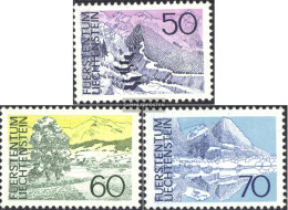 Liechtenstein 584-586 (complete Issue) Unmounted Mint / Never Hinged 1973 Landscapes - Neufs