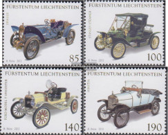 Liechtenstein 1639-1642 (complete Issue) Unmounted Mint / Never Hinged 2012 Cars - Neufs