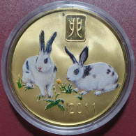 North Korea 20 Won 2011 Year Of The Rabbit UC332 - Corée Du Nord