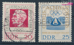 DDR 939-940 (kompl.Ausgabe) Gestempelt 1963 Pierre De Coubertin (10356986 - Used Stamps