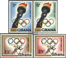 Ghana 84-87 (complete Issue) Unmounted Mint / Never Hinged 1960 Olympic. Summer, Rome - Ghana (1957-...)
