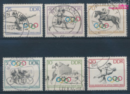 DDR 1033-1038 (kompl.Ausgabe) Gestempelt 1964 Olympiade (10356969 - Oblitérés