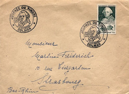 Journée Du Timbre - Colmar Le 26 Mars 1949 - Temporary Postmarks