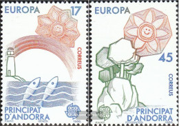 Andorra - Spanish Post 188-189 (complete Issue) Unmounted Mint / Never Hinged 1986 Europe - Nuevos
