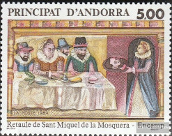 Andorra - French Post 405 (complete Issue) Unmounted Mint / Never Hinged 1989 Religious Art - Ungebraucht