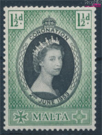 Malta 232 (kompl.Ausg.) Postfrisch 1953 Krönung (10364198 - Malta (...-1964)