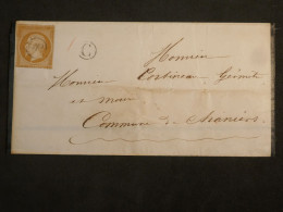 DM20  FRANCE  BELLE LETTRE RR   +CHANIERS  ++N°13++CACHET C +++AFF.   INTERESSANT+ + - 1849-1876: Période Classique