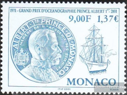 Monaco 2559 (complete Issue) Unmounted Mint / Never Hinged 2001 Oceanography - Neufs