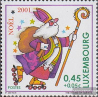 Luxembourg 1553 (complete Issue) Unmounted Mint / Never Hinged 2001 Christmas - Unused Stamps