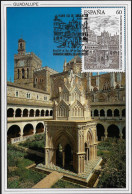 Espagne 1995 Y&T 2978 Sur Carte Maximum. Monastère Royal De Sainte Marie De Guadalupe - Abbeys & Monasteries