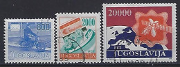 Jugoslavia 1989  Postdienst  (o) Mi.2360-2362 - Used Stamps