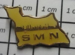 710A Pin's Pins / Beau Et Rare /  MARQUES / SMN SOCIETE METALLURGIQUE DE NORMANDIE Vendue Aux Chinois En 93 - Merken