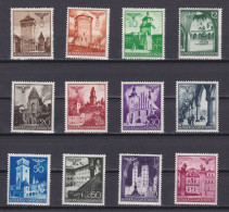 POLAND General Government 1940, Mi# 40-51, German Occupation, Architecture, MH - Algemene Overheid