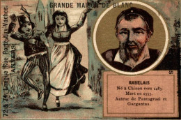 CHROMO GRAND MAISON DE BLANC ANVERS RABELAIS - Otros & Sin Clasificación