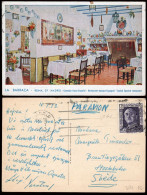 Madrid - Edi O TP 1001 - Postal "La Barraca - Comedor Típico Español.." Por Avión 10/01/53 A Suecia - Lettres & Documents