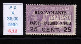 Idrovolante Napoli Palermo Napoli - Mint/hinged