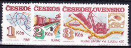 ** Tchécoslovaquie 1984 Mi 2786-8 (Yv 2604-6), (MNH)** - Ongebruikt