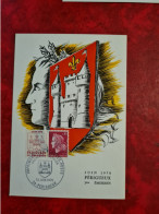 Carte Fdc Maxi 1970 PERIGUEUX IMPRIMERIE DU TIMBRE POSTE - 1970-1979