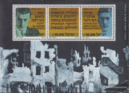 Israel Block24 (complete Issue) Unmounted Mint / Never Hinged 1983 Resistance Against Holocaust - Unused Stamps (without Tabs)