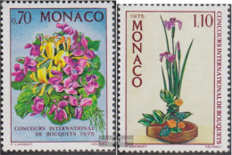 Monaco 1141-1142 (complete Issue) Unmounted Mint / Never Hinged 1974 Floristen - Nuovi