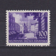 CROATIA 1941, Sc# 52, Banjaluka Philatelic Exhibition, MH - Croatie