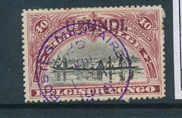 B7 GEA RUANDA URUNDI 1916 ISSUE COB 20 "TOMBEUR GENUINE " USED PM SIGNED WILLY BALASSE - Usados