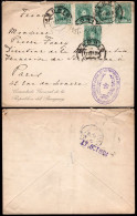 Madrid - Edi O 242 - Sobre Membrete "Consulado Gral. Republica Del  Paraguay - Madrid" A Paris - Cartas & Documentos