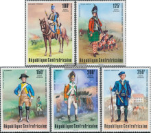 Central African Republic 407-411 (complete Issue) Unmounted Mint / Never Hinged 1976 Independence The U.S. - Centrafricaine (République)