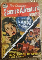 C1 Two Complete SCIENCE ADVENTURE BOOKS # 3 1951 SF Pulp ANDERSON Jones BLISH Port Inclus France - Other & Unclassified