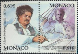 Monaco 2615-2616 Couple (complete Issue) Unmounted Mint / Never Hinged 2002 Alexandre Dumas Pre - Neufs