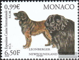 Monaco 2548 (complete Issue) Unmounted Mint / Never Hinged 2001 Dog Show - Ungebraucht