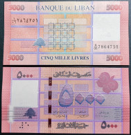 Lebanon 5000 Livres, 2014 P-91B - Libano