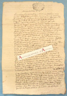 ● Généralité De PAU 1735 - De Larrouy (Lavrouy ?) Lasseube De Burgue Lalanne Escoubet Acte Manuscrit Basses Pyrénées - Timbri Generalità