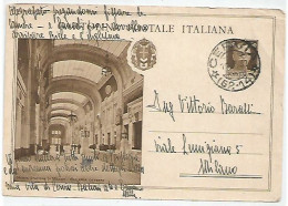 CP C.30 Nuova Stazione Milano - Galleria Di Testa #C69/1 - Cervia 11lug1931 X Milano ( Primo Mese D'uso ) - Stamped Stationery
