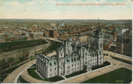 PC39012 Eastern Block Parliament Buildings And City. Ottawa. Valentine. 1908 - World