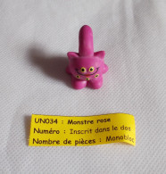 Kinder - Monstre Rose - UN034 - Sans BPZ - Steckfiguren