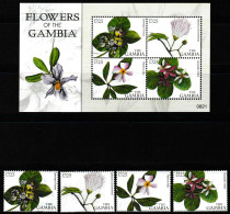 GAMBIA  2008  MNH  "FLOWERS" - Sonstige & Ohne Zuordnung