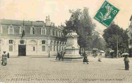 33 - Bordeaux - Place Et Statue De Tourny - Animée - Oblitération Ronde De 1910 - Ombrelle - CPA - Voir Scans Recto-Vers - Bordeaux