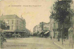 47 - Marmande - Grande Rue Puygueraud - Animée - Attelage De Chevaux - Commerces - CPA - Voir Scans Recto-Verso - Marmande
