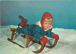 Enfants - Image - Scènes Et Paysages - Luge - CPM - Carte Neuve - Voir Scans Recto-Verso - Taferelen En Landschappen