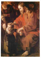 Art - Peinture Religieuse - Nicolas Maes - Christ Blessing Children (détail) - CPM - Voir Scans Recto-Verso - Tableaux, Vitraux Et Statues