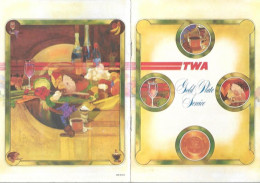 TWA / WORLD PLATE SERVICE - Menu