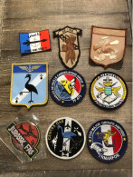 Lot De 9 Patchs Militaires Français - Stoffabzeichen