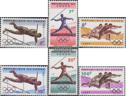 Kongo (Kinshasa) 169-174 (complete Issue) Unmounted Mint / Never Hinged 1964 Olympic. Games 64, Tokyo - Altri & Non Classificati