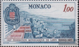 Monaco 1297 (complete Issue) Unmounted Mint / Never Hinged 1977 Tennisverband - Ungebraucht