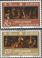 Liechtenstein 866-867 (complete Issue) Unmounted Mint / Never Hinged 1985 Year The Music - Ungebraucht