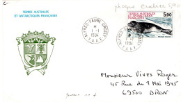 TAAF FDC 1989 PHILEXFRANCE 89 - FDC