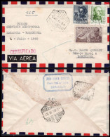 España - Edi O 1013+.. - Mat "Correo Aéreo 2/Jul./48 - Zaragoza" + Indicación "Primer Servicio Aeropostal...." - Lettres & Documents
