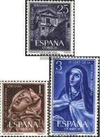 Spain 1314-1316 (complete Issue) Unmounted Mint / Never Hinged 1962 Carmelite Order - Neufs