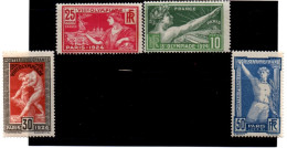 Série "Jeux Olympique 1924" - Unused Stamps